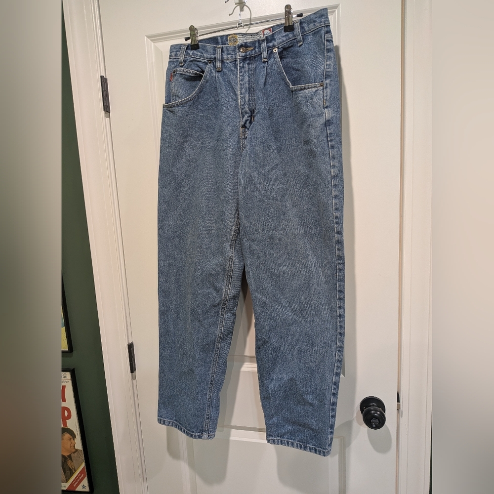 Vintage 90s Bugle Boy Relaxed Fit Blue Jeans
